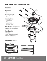 Предварительный просмотр 38 страницы Nuvico EasyView CD-S266 Installation Manual