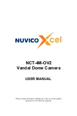 Nuvico XCEL NCT-4M-OV2 User Manual preview