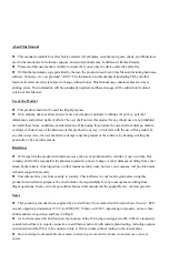 Preview for 2 page of Nuvico Xcel NCT-5MLC User Manual