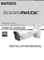 Nuvico Zoom Matic CI-Z10N-L-CX Installation Manual предпросмотр