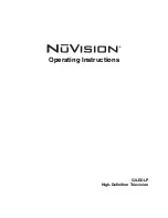 NuVision 52LEDLP Operating Instructions Manual preview