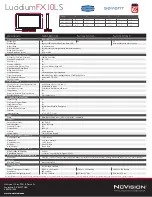 Предварительный просмотр 2 страницы NuVision NVU40FX10LS Specifications