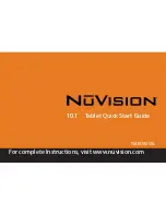 Preview for 1 page of NuVision TM101A530L Quick Start Manual