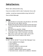 Preview for 3 page of nuVita HBM1000 User Manual