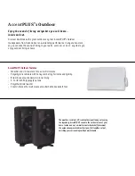 Предварительный просмотр 5 страницы Nuvo AccentPLUS Speaker Brochure