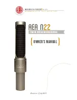 Nuvo aea n22 Owner'S Manual предпросмотр