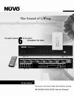 Nuvo Essentia NV-E6DMS Owner'S Manual preview
