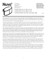 Preview for 1 page of Nuvo NV-2OD5-BK Instruction Sheet