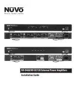 Nuvo NV-D2120 Installation Manual preview