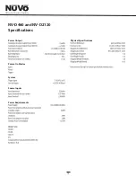 Preview for 18 page of Nuvo NV-D2120 Installation Manual