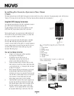 Предварительный просмотр 11 страницы Nuvo NV-LRC1 Installation Manual