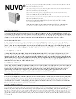 Nuvo NV-P20 Series Instruction Sheet preview