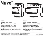 Preview for 1 page of Nuvo NV-P600 Installation Instructions Manual