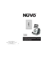 Предварительный просмотр 1 страницы Nuvo NV-RIPS Installation Manual