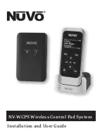 Предварительный просмотр 1 страницы Nuvo NV-WCPS Installation And User Manual