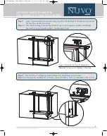 Предварительный просмотр 3 страницы Nuvo SOFT CLOSE MAGIC CORNER L Assembly Instructions Manual