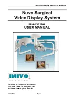 Предварительный просмотр 1 страницы Nuvo V1360A User Manual