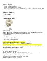 Preview for 2 page of NuvoMed NFNP-8/0711 Instruction Manual