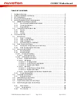 Preview for 3 page of Nuvoton CODEC 8401 series User Manual