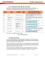 Preview for 41 page of Nuvoton CODEC 8401 series User Manual