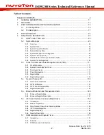 Preview for 2 page of Nuvoton ISD91200 Series Technical Reference Manual