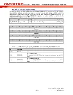 Preview for 121 page of Nuvoton ISD91200 Series Technical Reference Manual