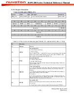 Preview for 276 page of Nuvoton ISD91200 Series Technical Reference Manual