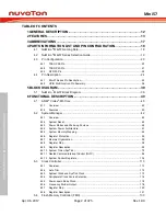 Preview for 2 page of Nuvoton Mini57 Series Technical Reference Manual