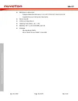 Preview for 16 page of Nuvoton Mini57 Series Technical Reference Manual