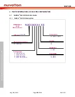 Preview for 30 page of Nuvoton NUC126LE4AE Technical Reference Manual