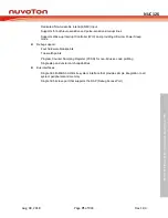 Preview for 71 page of Nuvoton NUC126LE4AE Technical Reference Manual