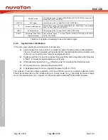 Preview for 82 page of Nuvoton NUC126LE4AE Technical Reference Manual