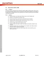 Preview for 298 page of Nuvoton NUC126LE4AE Technical Reference Manual