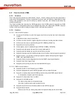 Preview for 626 page of Nuvoton NUC126LE4AE Technical Reference Manual