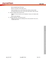 Preview for 627 page of Nuvoton NUC126LE4AE Technical Reference Manual