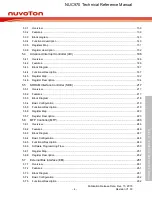 Предварительный просмотр 4 страницы Nuvoton NUC970 series Technical Reference Manual