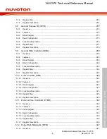 Предварительный просмотр 5 страницы Nuvoton NUC970 series Technical Reference Manual