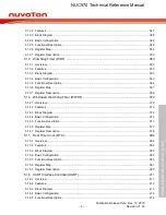 Предварительный просмотр 6 страницы Nuvoton NUC970 series Technical Reference Manual