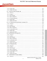 Предварительный просмотр 7 страницы Nuvoton NUC970 series Technical Reference Manual