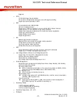 Предварительный просмотр 25 страницы Nuvoton NUC970 series Technical Reference Manual