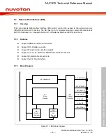 Предварительный просмотр 261 страницы Nuvoton NUC970 series Technical Reference Manual