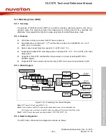 Предварительный просмотр 363 страницы Nuvoton NUC970 series Technical Reference Manual