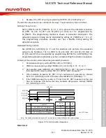 Предварительный просмотр 477 страницы Nuvoton NUC970 series Technical Reference Manual