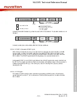 Предварительный просмотр 519 страницы Nuvoton NUC970 series Technical Reference Manual