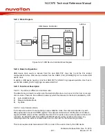 Предварительный просмотр 657 страницы Nuvoton NUC970 series Technical Reference Manual