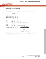 Предварительный просмотр 793 страницы Nuvoton NUC970 series Technical Reference Manual