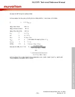 Предварительный просмотр 794 страницы Nuvoton NUC970 series Technical Reference Manual