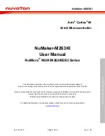 Nuvoton NuMaker-M263KI User Manual предпросмотр