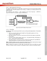 Предварительный просмотр 685 страницы Nuvoton NuMicro M0A21 Series Technical Reference Manual