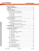 Предварительный просмотр 2 страницы Nuvoton NuMicro ML51 Series Technical Reference Manual